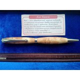 Ручка шариковая ручной работы из ценной породы дерева